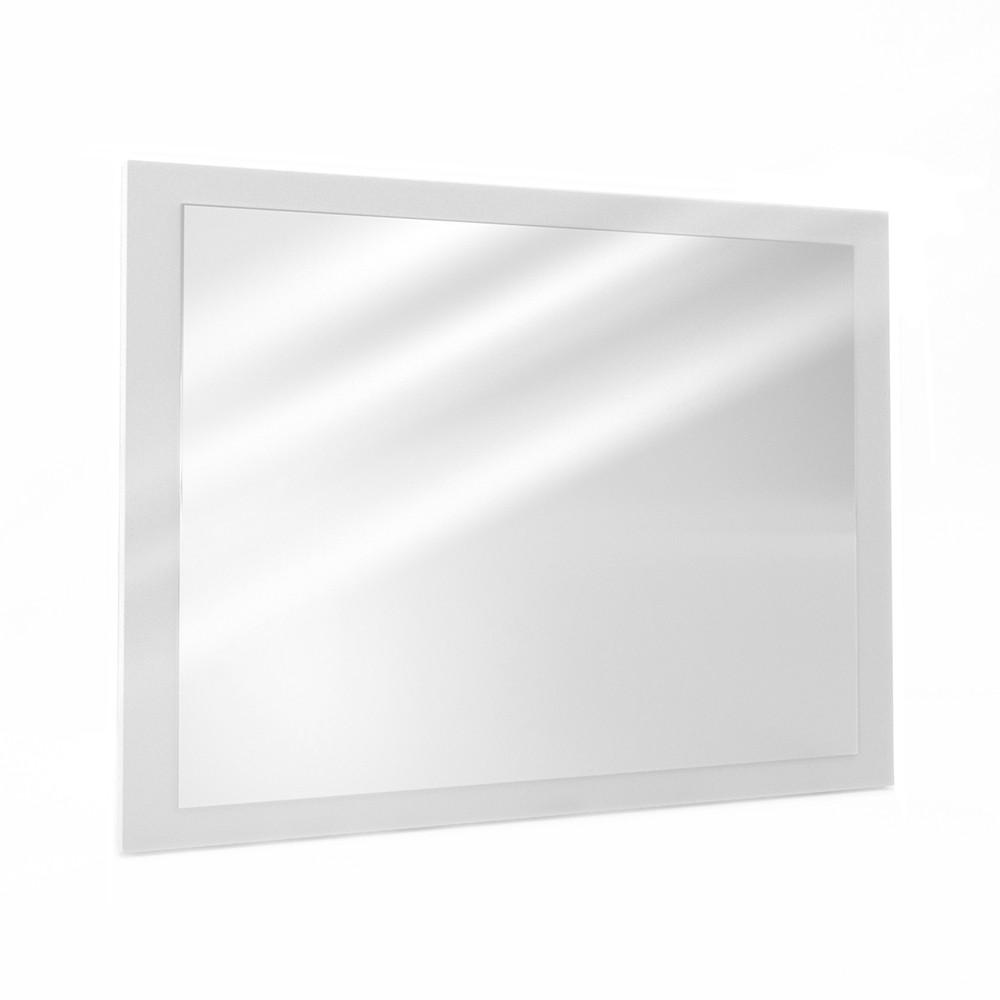 BADEZIMMERSPIEGEL Emma Weiß 45 x 60 cm - Weiß, Glas (45/60/2cm) - Vicco