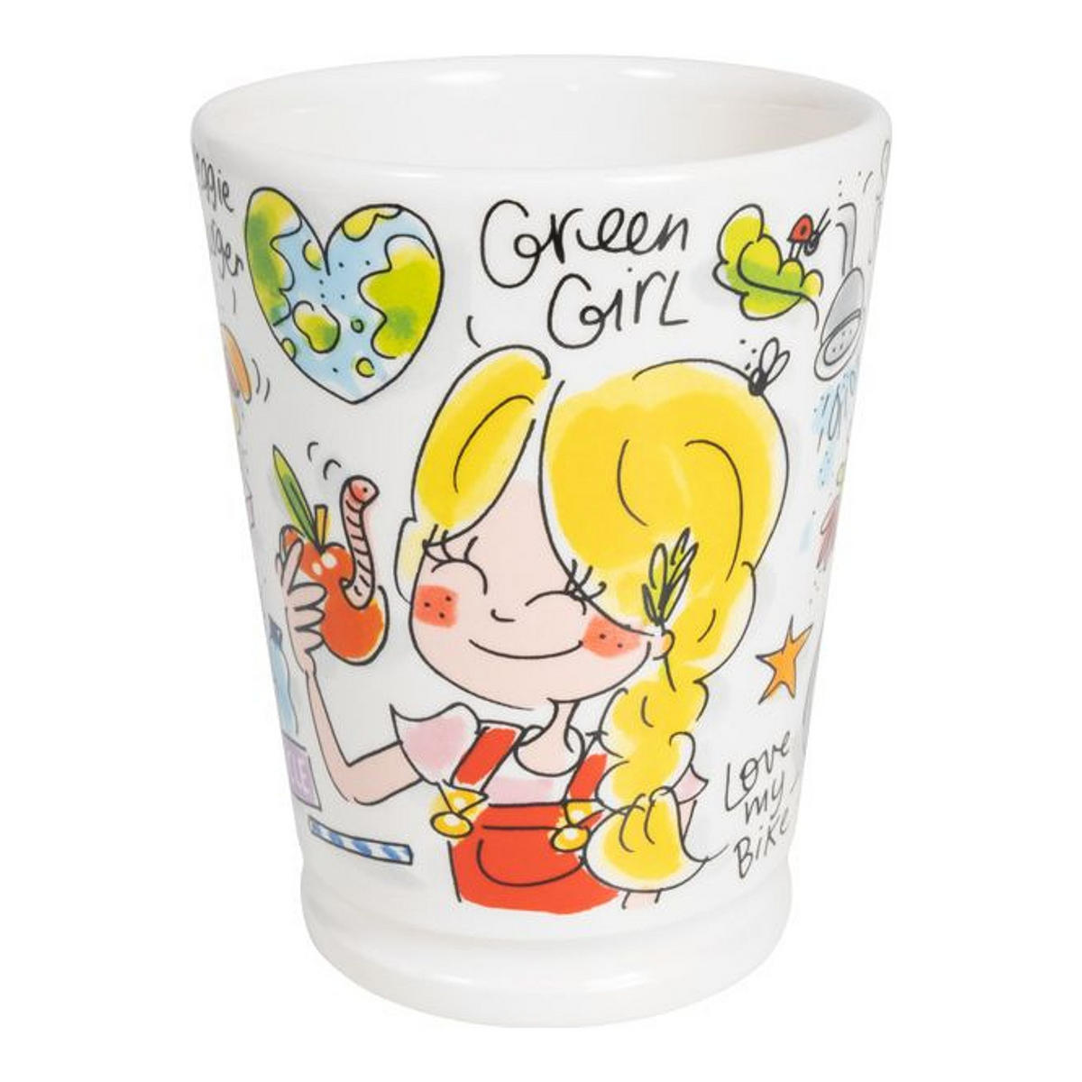 XL-BECHER Grünes Lieblingsmädchen in Bunt - 500 ml - Multicolor, Keramik (0.5L) - Blond Amsterdam
