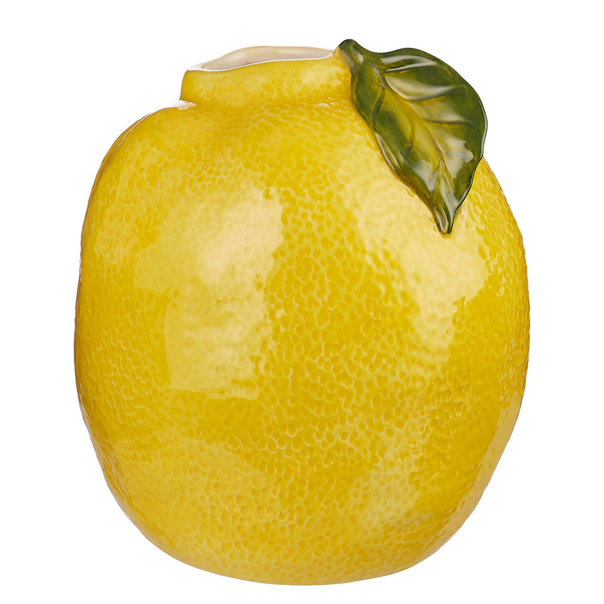 VASE Lemon - Gelb, Keramik (18cm) - Butlers