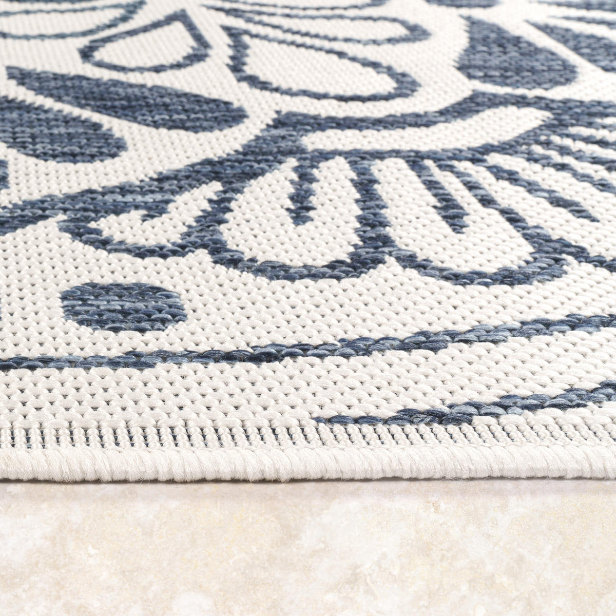 OUTDOORTEPPICH 80/150 cm Coco 205 - Blau, Textil (80/150cm) - Paco Home