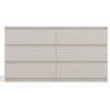 KOMMODE Malwa greige, 75 x 138 x 40 cm - Kaschmir, Holzwerkstoff (138/75/40cm) - Selsey