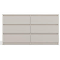 KOMMODE Malwa greige, 75 x 138 x 40 cm - Kaschmir, Holzwerkstoff (138/75/40cm) - Selsey