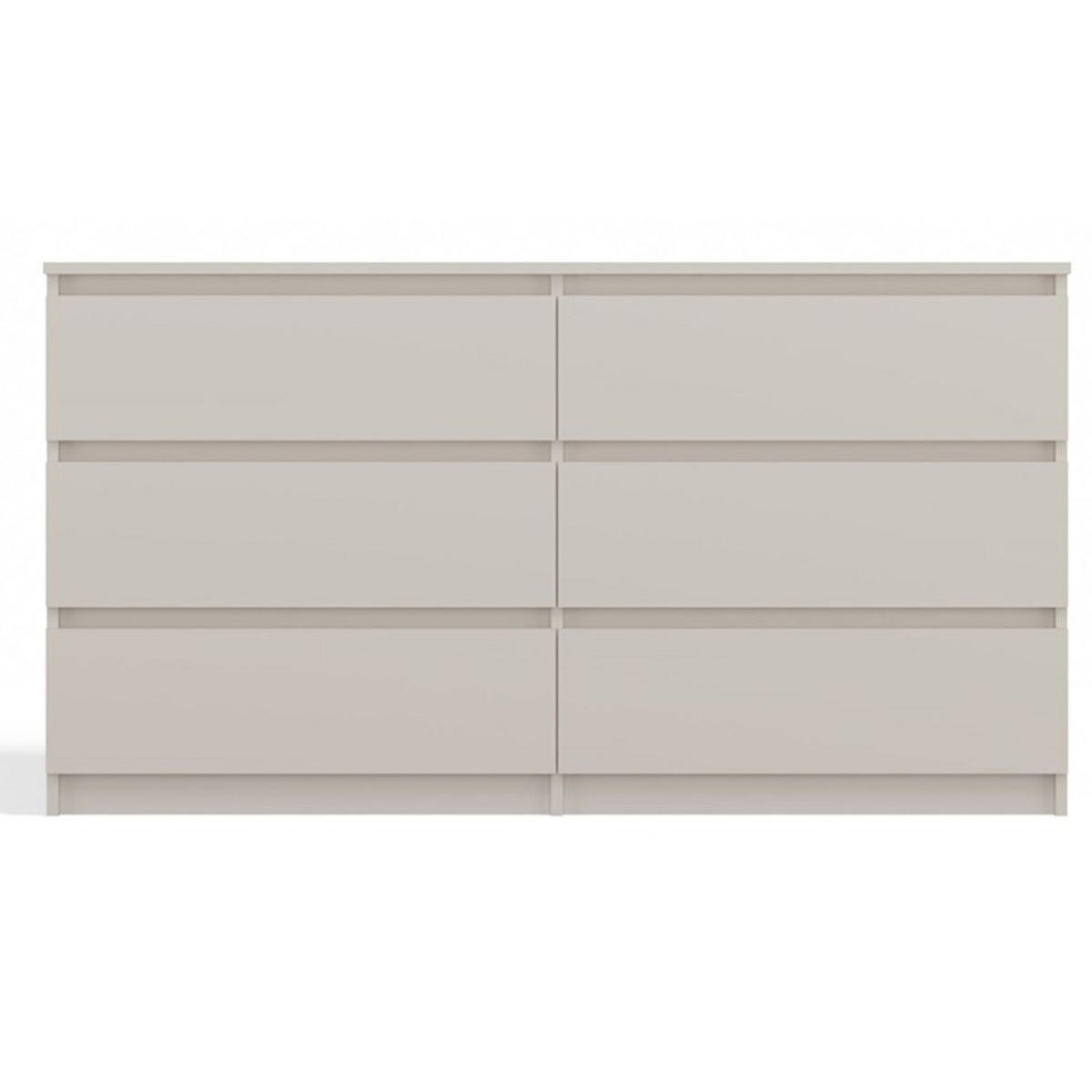 KOMMODE Malwa greige, 75 x 138 x 40 cm - Kaschmir, Holzwerkstoff (138/75/40cm) - Selsey