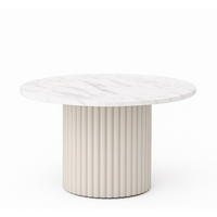 TISCH Weiß Riko Rund 75 cm - Weiß, Holzwerkstoff (75/75/42cm) - Sepro Meble
