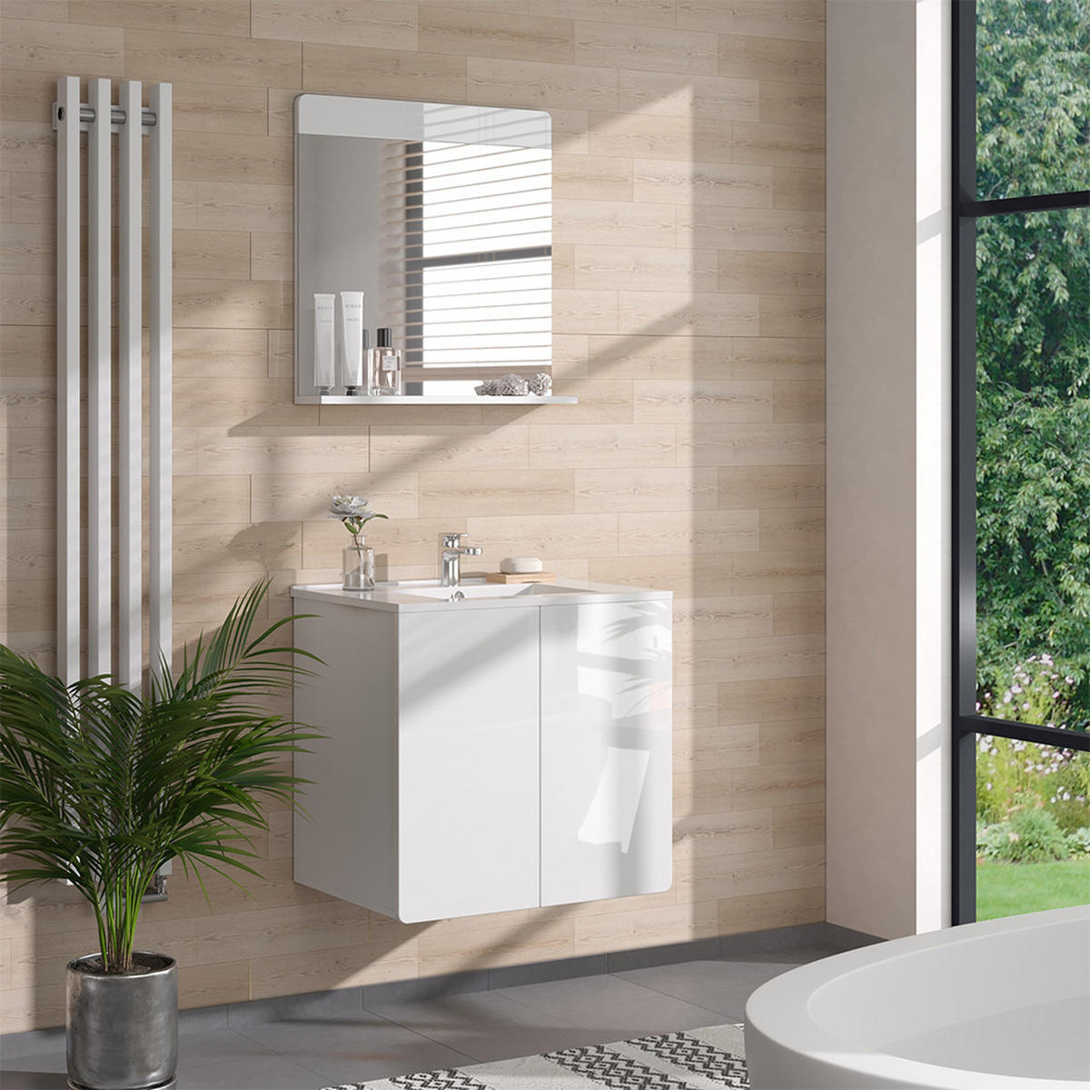 Weiß, Holzwerkstoff (61.8/57.8/44.8cm) - Vicco