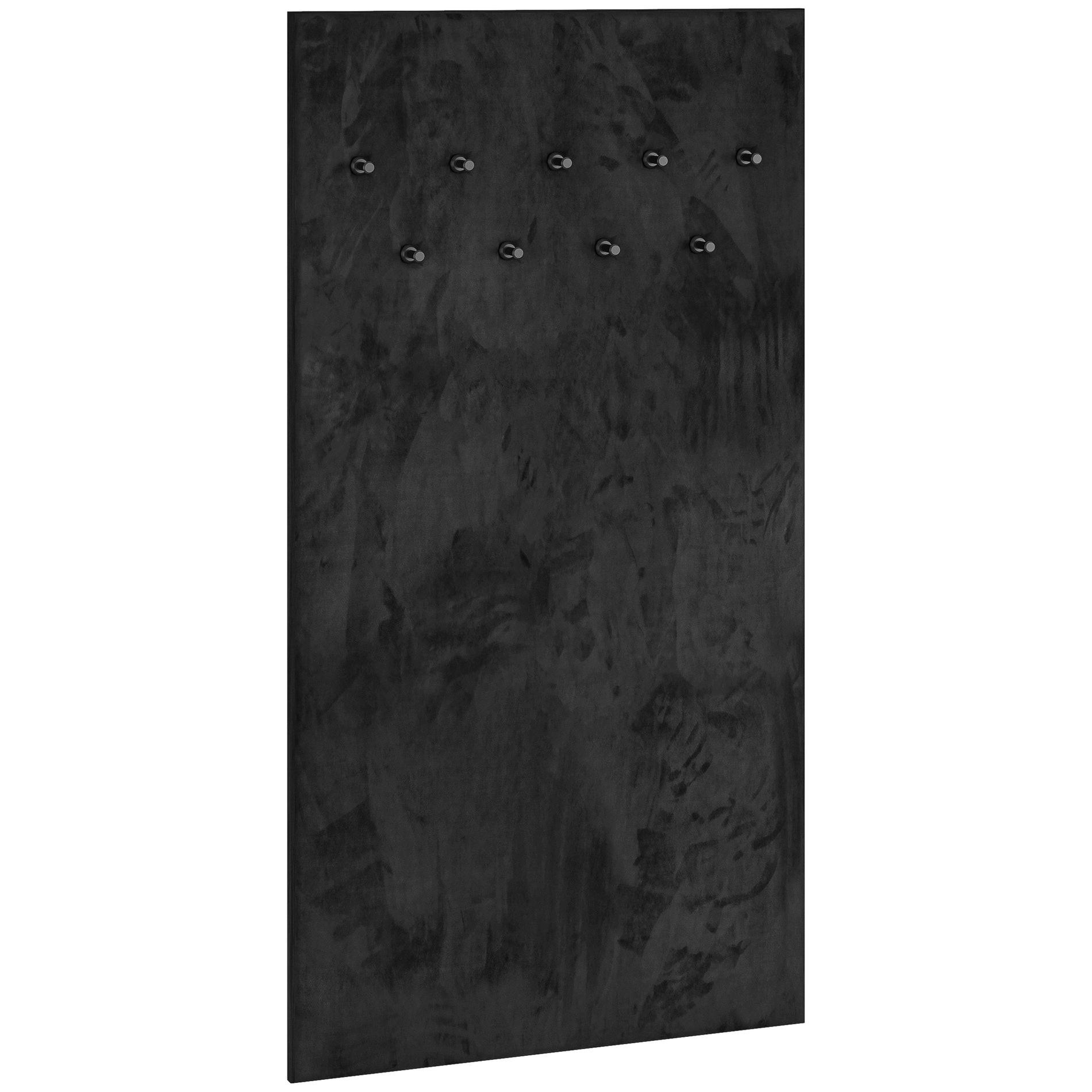 GARDEROBE Vasco Schwarz 80 cm - Schwarz, Holzwerkstoff (80/152.3/7.5cm) - Homebook
