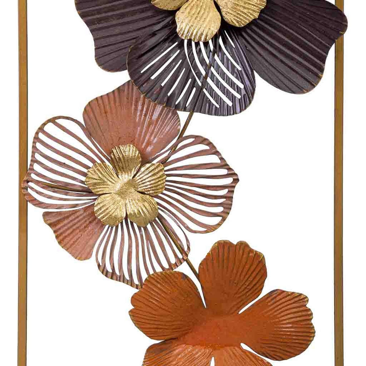 WANDDEKO-OBJEKT aus Metall, 31x90x4cm - Multicolor, Metall (31.1/4.4/89.5cm) - Wanderlust