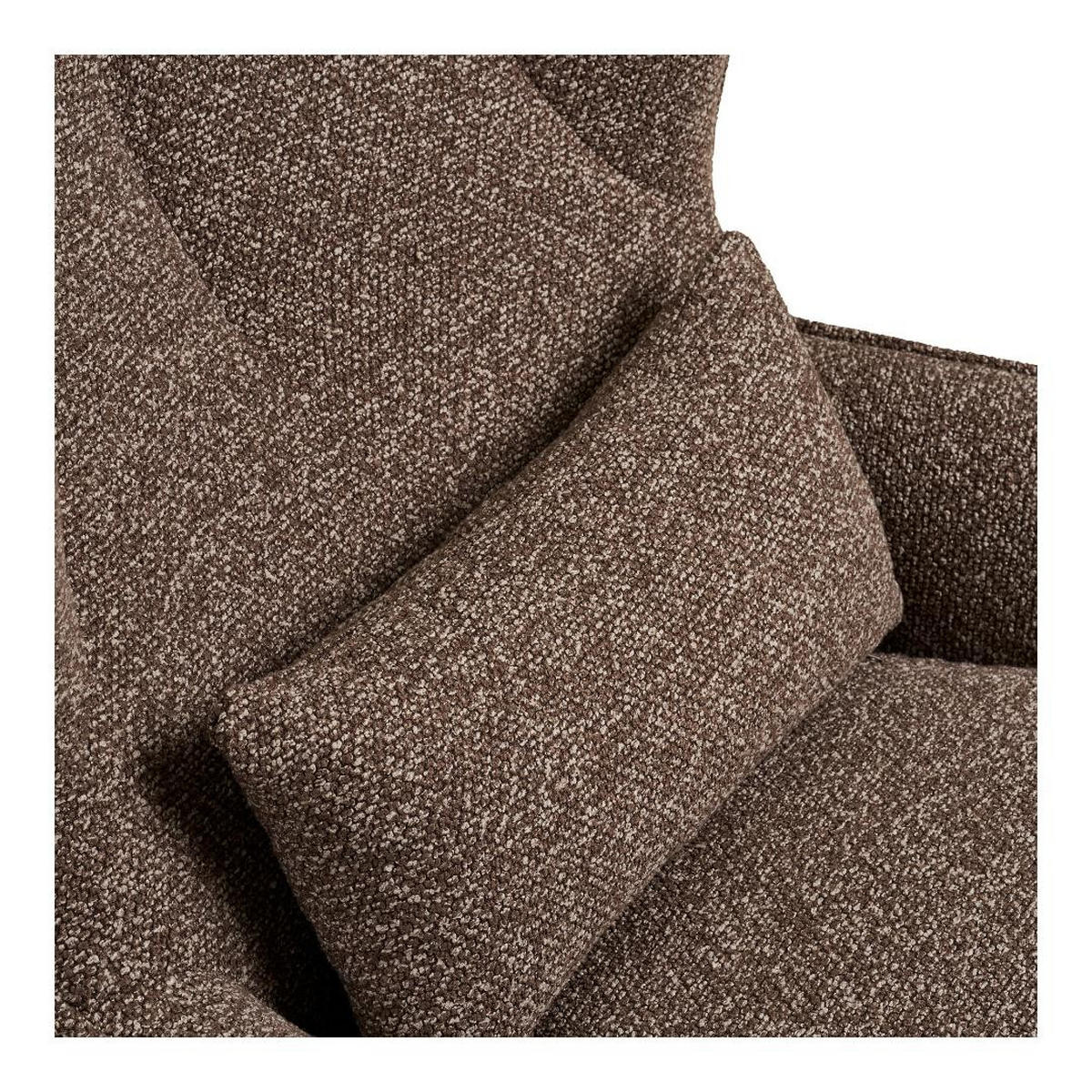 SESSEL, Signe, Braun, Polyester, 88 x 76 x 90 cm - Braun, Textil (88/90/76cm) - ebuy24