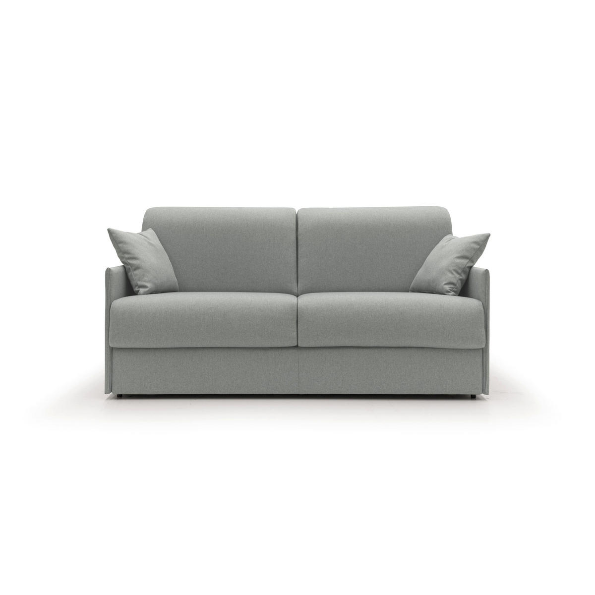SCHLAFSOFA Evans - Grau, Textil (189/96/96cm) - Divani.store