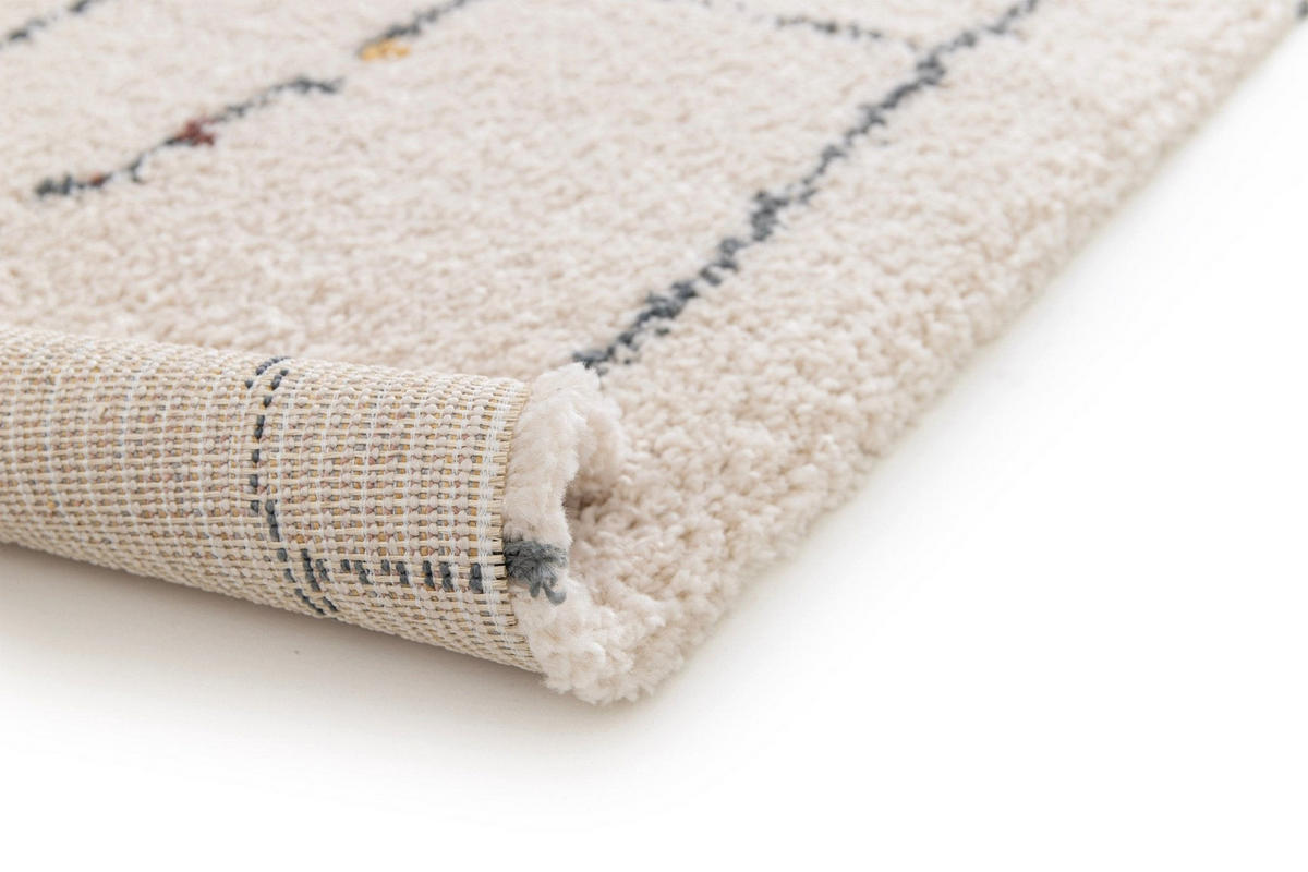 TEPPICH Shaggy dick weich pflegeleicht beige - Beige, Textil (120/170cm) - AFK Living