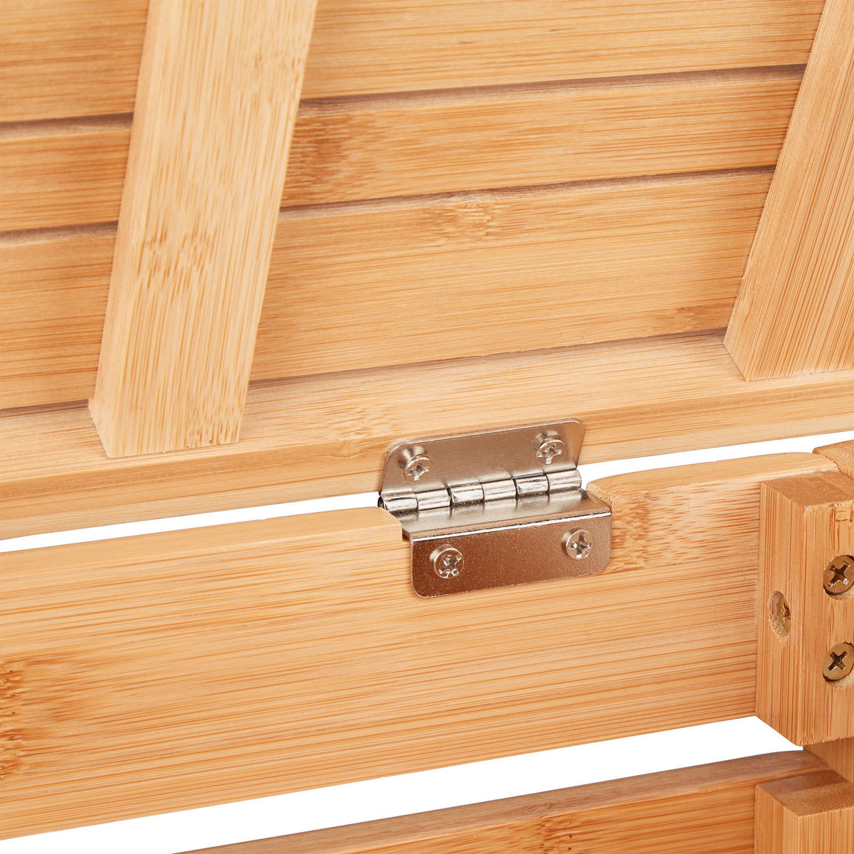 BAMBUSREGAL - Hellbraun, Holz (46/76.5/29.5cm) - Relaxdays