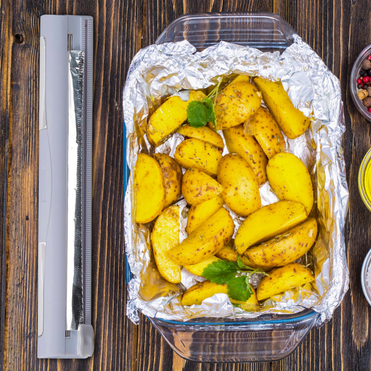 2XFOLIENSCHNEIDER - Grau, Kunststoff/Metall (37/5/8cm) - Relaxdays