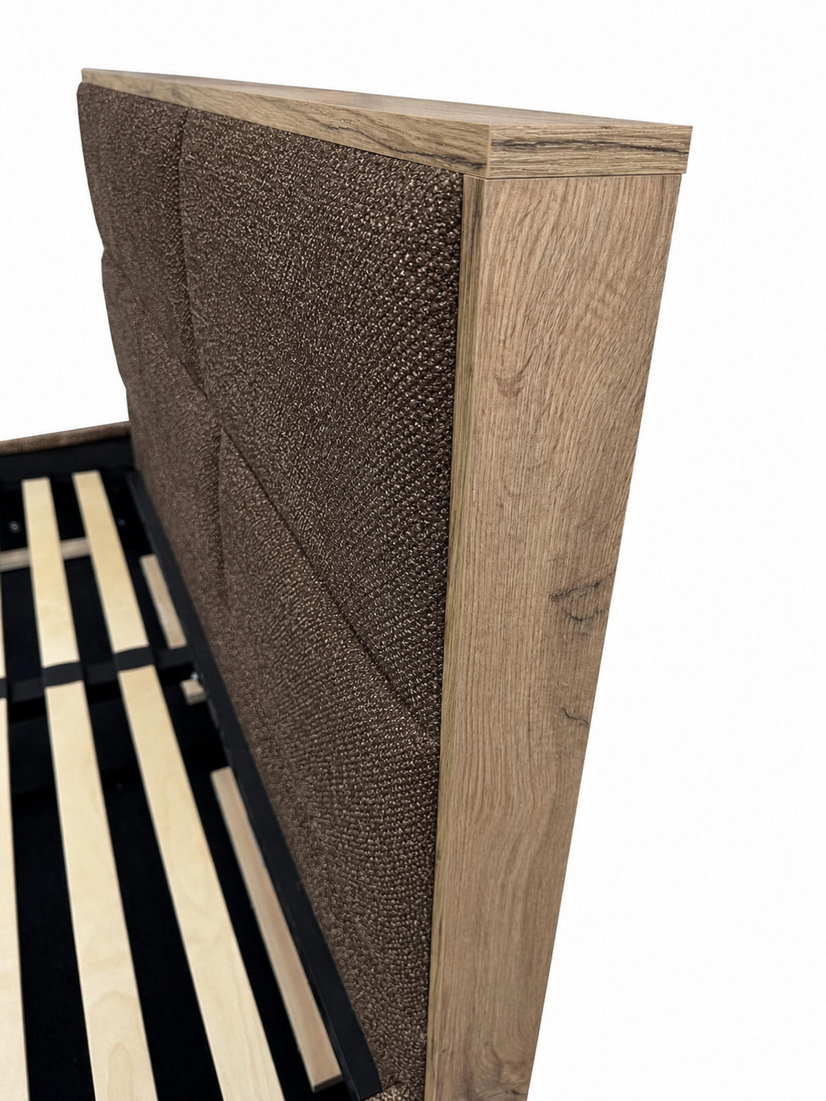 BOXSPRINGBETT LolyT 180x0 cm Pocket H4 24cm Marron - Braun, Textil - KS Home Concept