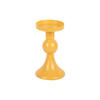 KERZENSTANDER Funky 8/8/15 cm - Gelb, Metall (8/15/8cm) - Present Time