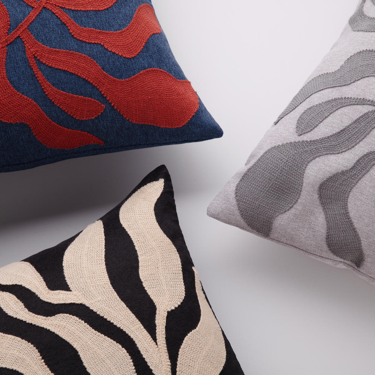 KISSENBEZUG Kamea - Hellgrau, Textil (45/45cm) - home&you