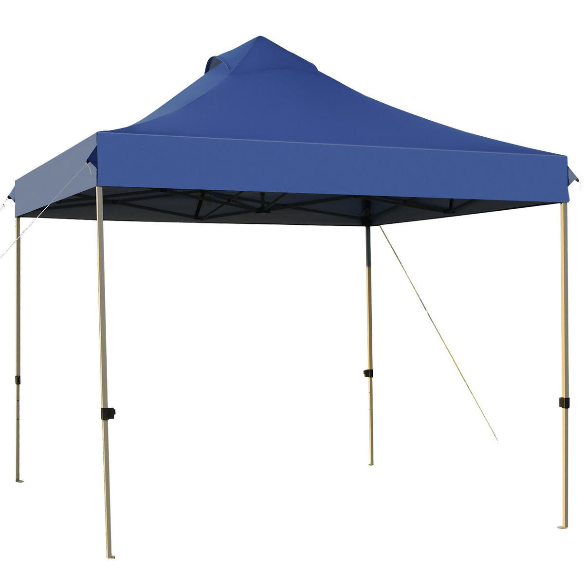 POP-UP-UBERDACHUNGSZELT Dunkelblau - Dunkelblau, Textil (300/335/300cm) - COSTWAY