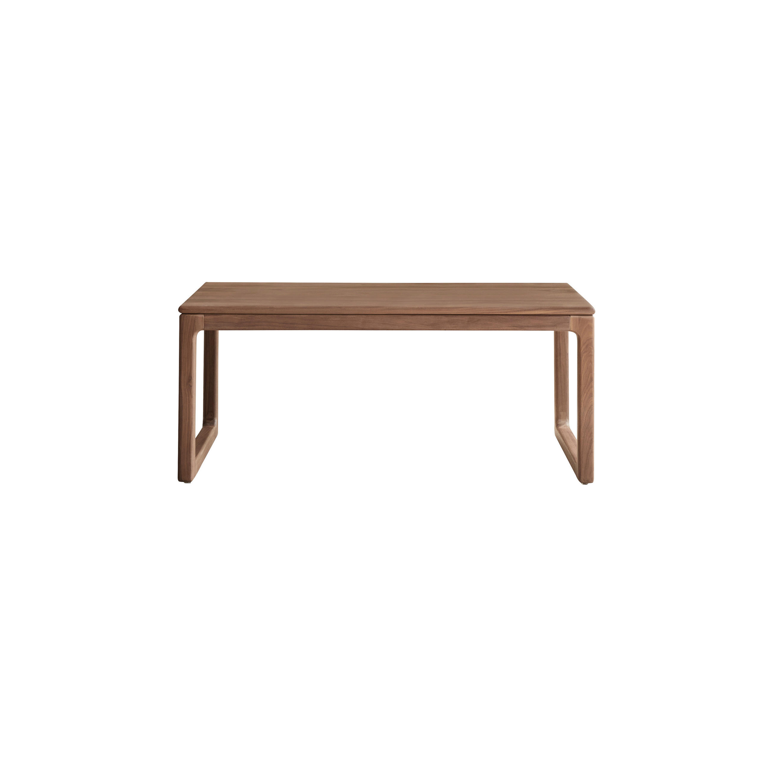 Tikamoon Couchtisch Dunkelbraun 100x42x56 cm