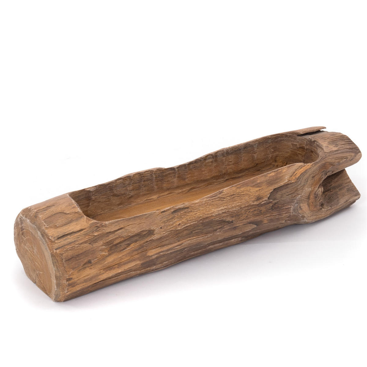 HOLZ-SCHALE Fiore 40 Teakholz naturfarben - Naturfarben, Holz (13cm) - DESIGN DELIGHTS