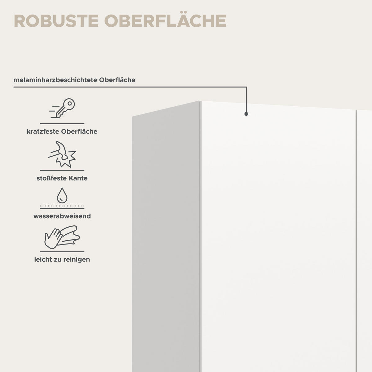 KLEIDERSCHRANK Stanga weiß 200/55/201 cm - Weiß, Holzwerkstoff (200/201/55cm) - Xonox
