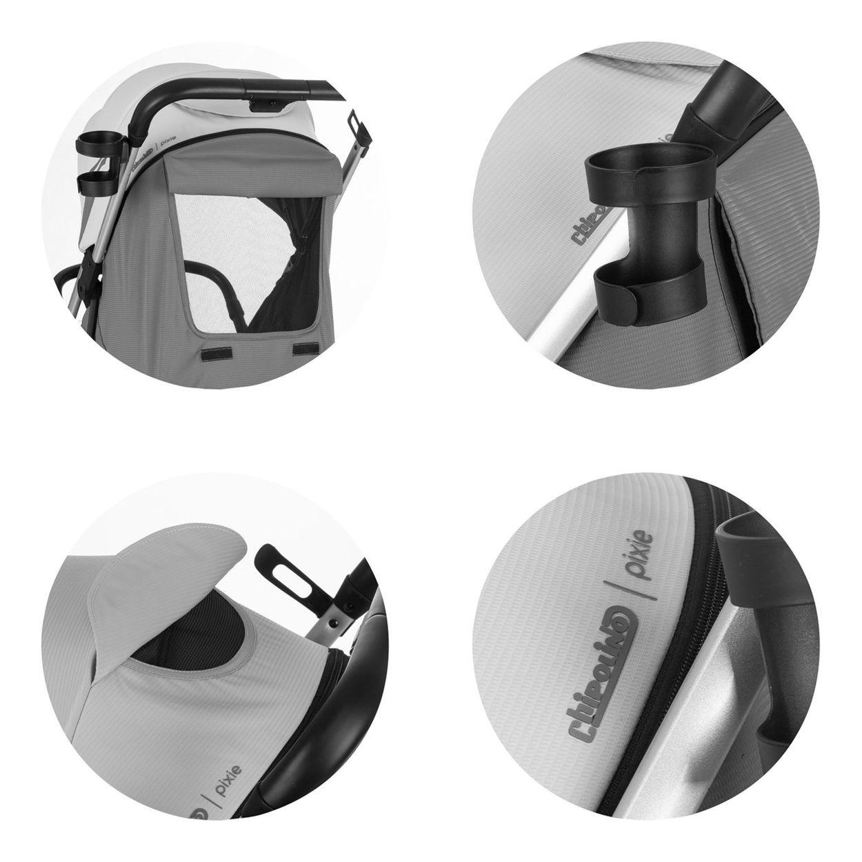 Thumbnail - Chipolino Buggy, Schwarz, Metall, 53x104x78 cm, unisex, Baby on Tour, Kinderwagen, Buggys