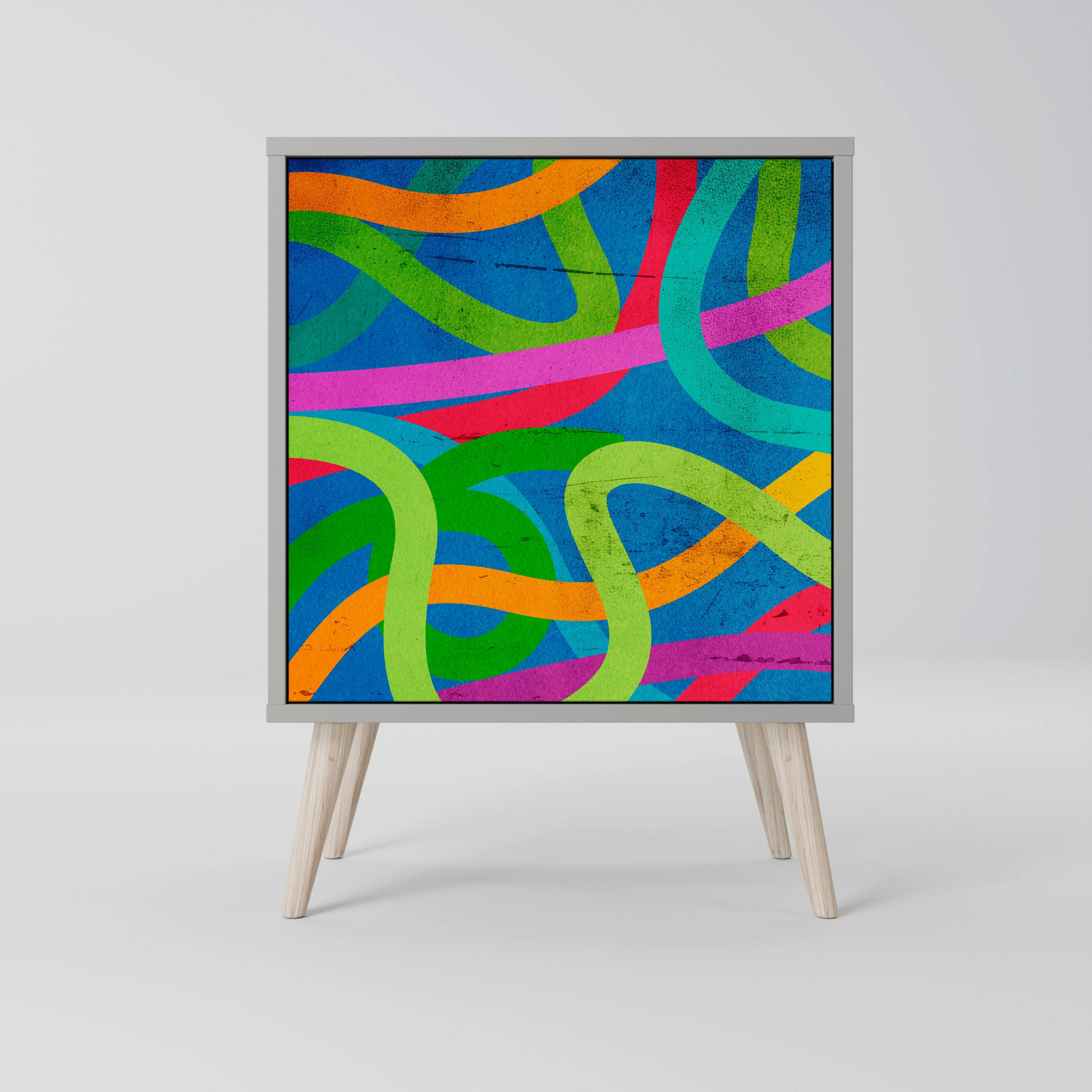 SpaceRebels Sideboard Grau 57.5x77.5x42 cm