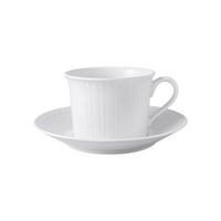 CAPPUCCINO TASSE MIT UNTERTASSE Cellini weiß 350 ml 2er Set - Weiß, Keramik (1/1/1cm) - Villeroy & Boch