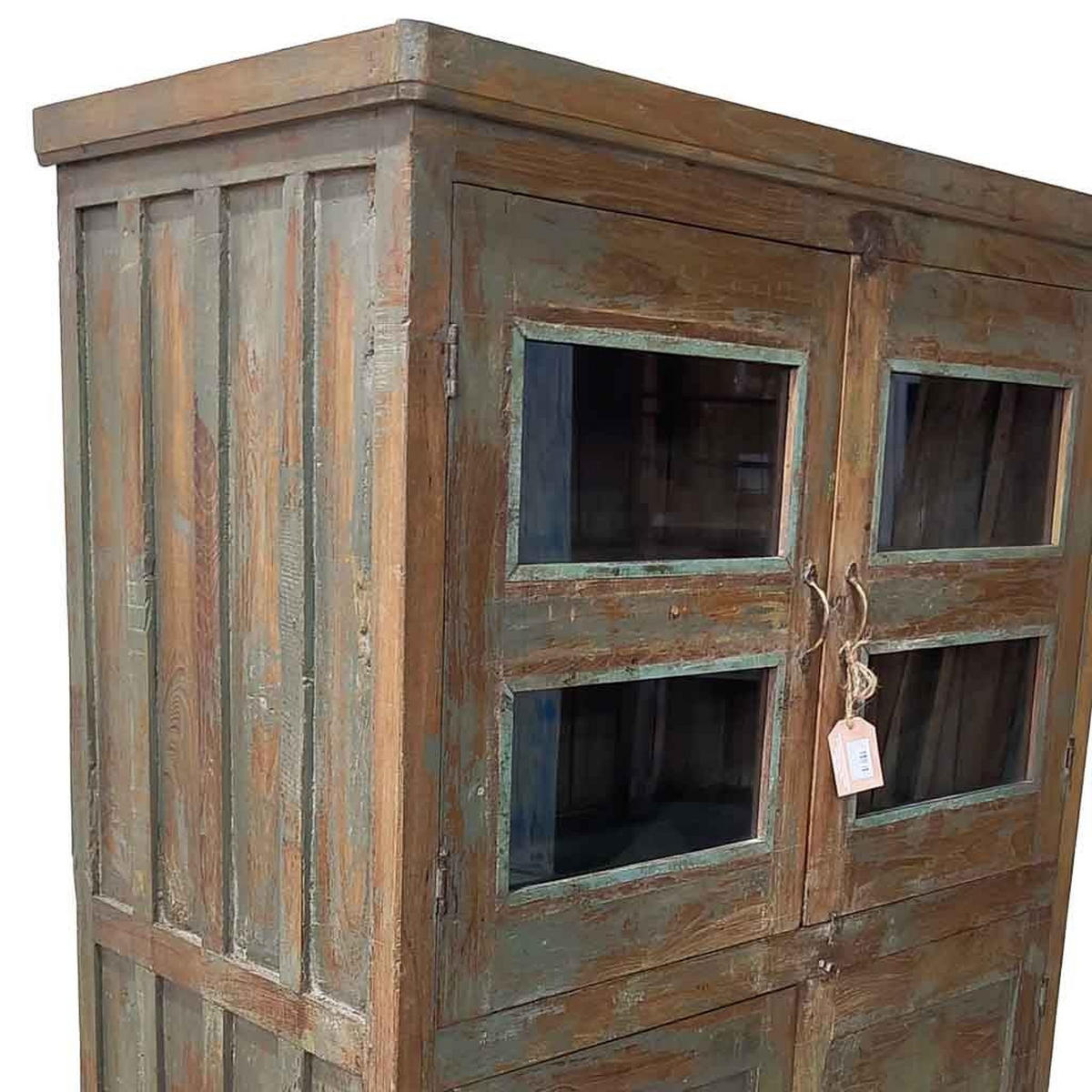 VITRINE aus Holz, braun, 102x56x155cm - Braun, Holz (102/155/56cm) - Wanderlust