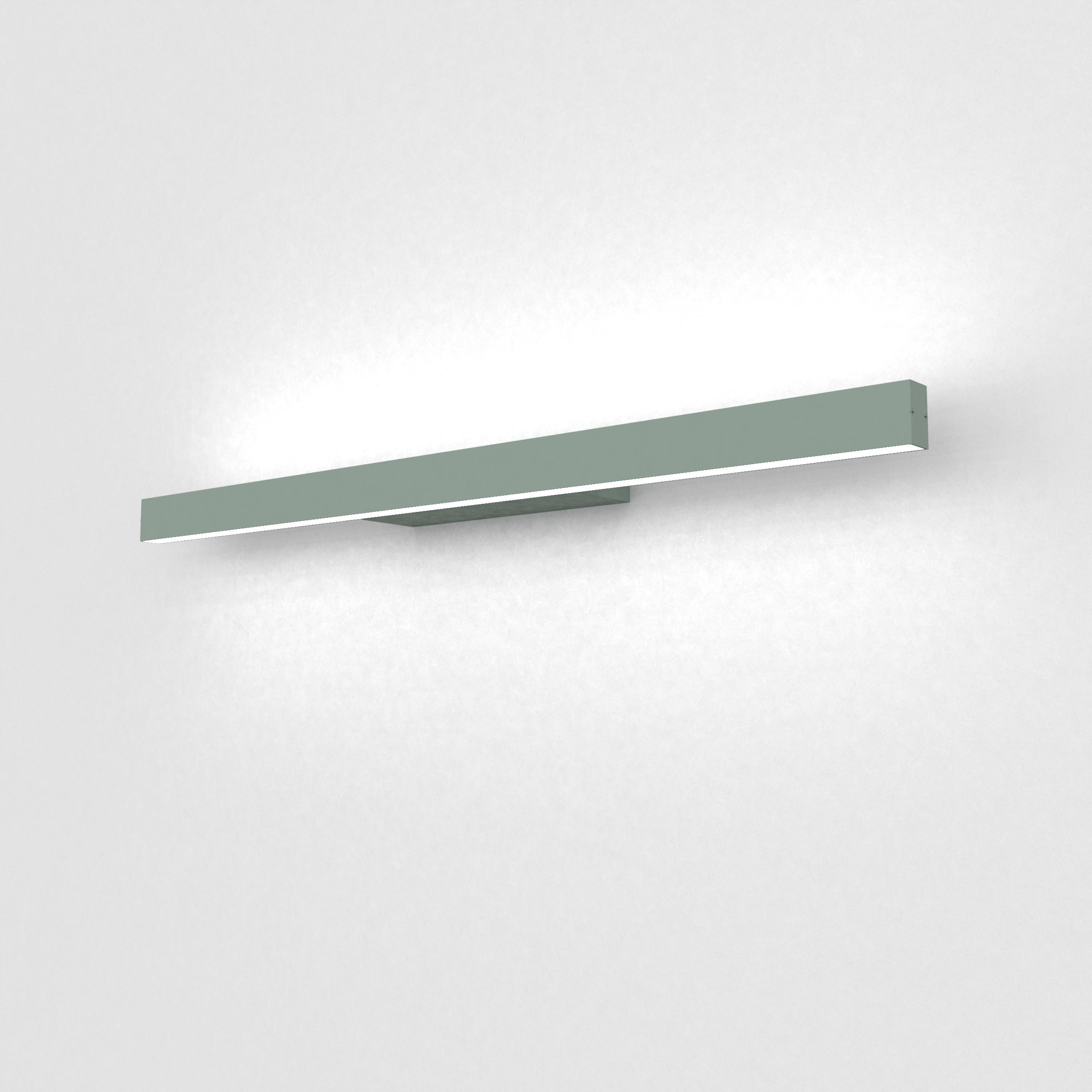 Lumicom Led-Wandleuchte Grün 60x3.1x7 cm