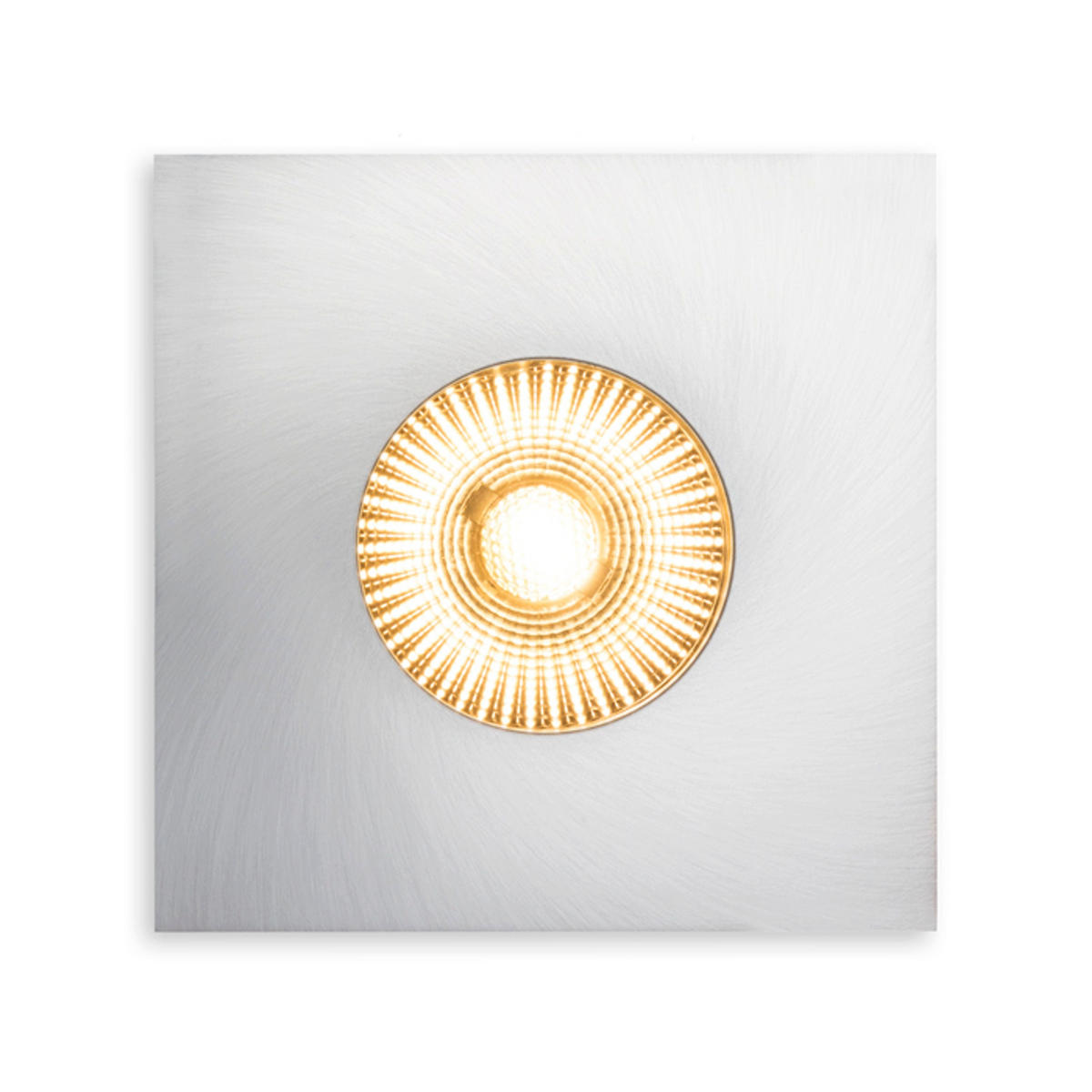 EINBAULEUCHTE WATERBOY SQ Mattnickel 10 W IP65 - Nickelfarben, Metall (84/84/7cm) - Rendl