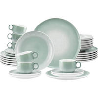 KOMBISERVICE Sento Home Aura mint 30er Set - Mintgrün, Keramik (1/1/1cm) - Seltmann Weiden