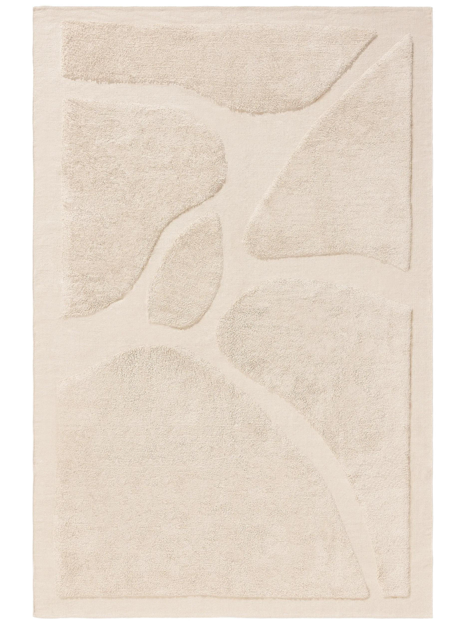 benuta Baumwollteppich Beige 120x170 cm