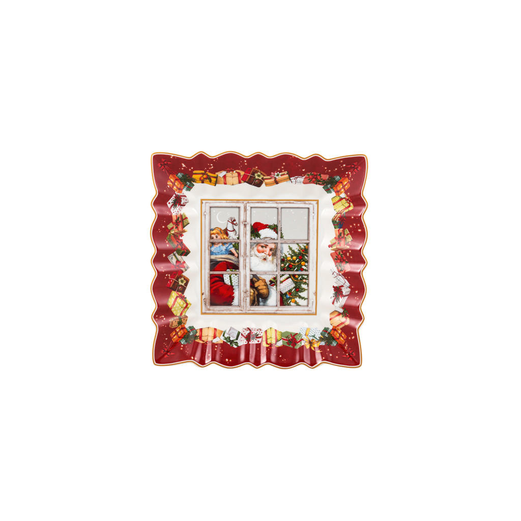 SCHALE "SANTA" Toy's Fantasy bunt 27 x 27 cm - Multicolor, Keramik (23.6cm) - Villeroy & Boch