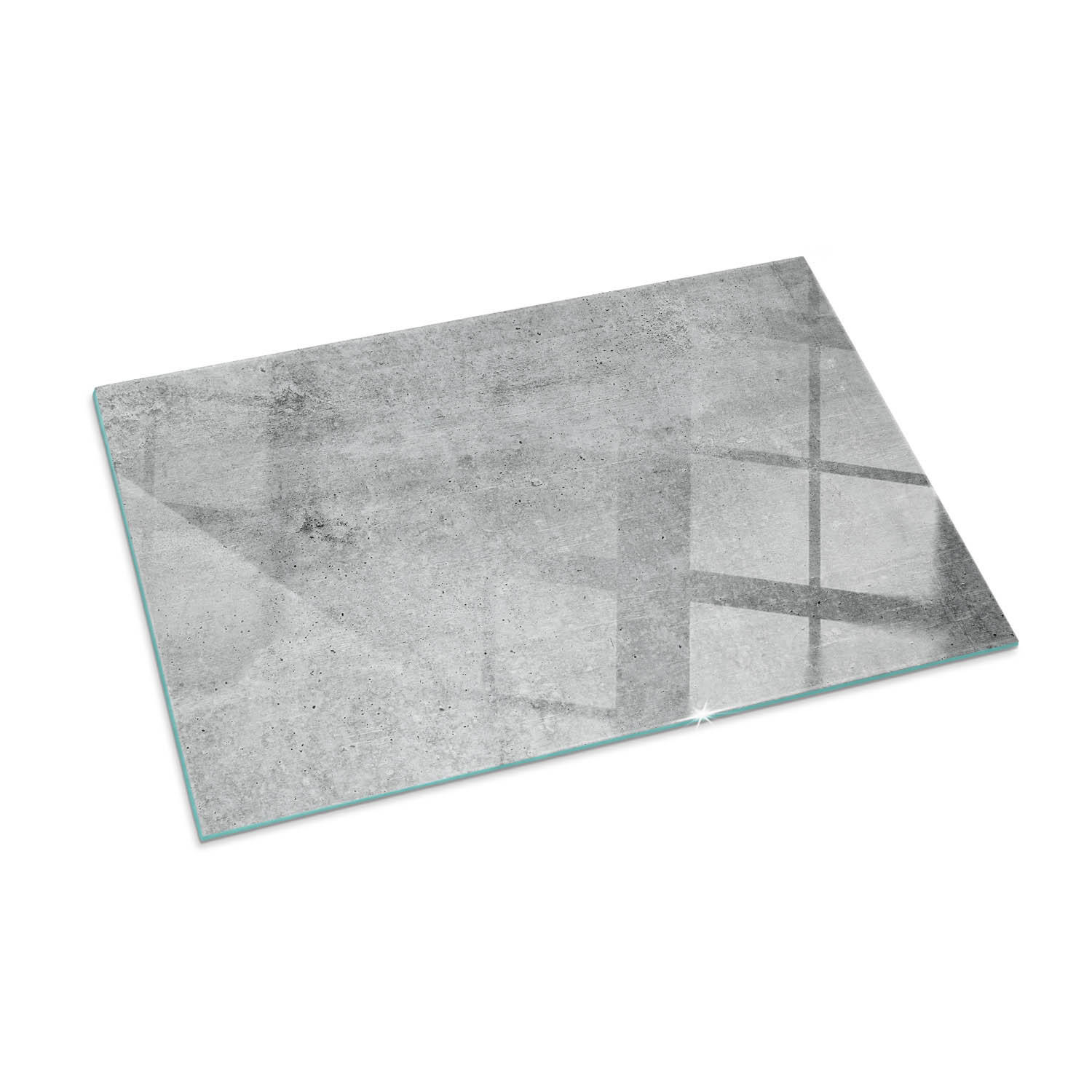 ArtPrintCave Glasplatte Grau 100x70x0.4 cm