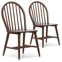 STUHL 2er-Set Clarck Nussbaum Farbe - Walnussfarben, Holz (48/92/48cm) - VS Venta-stock