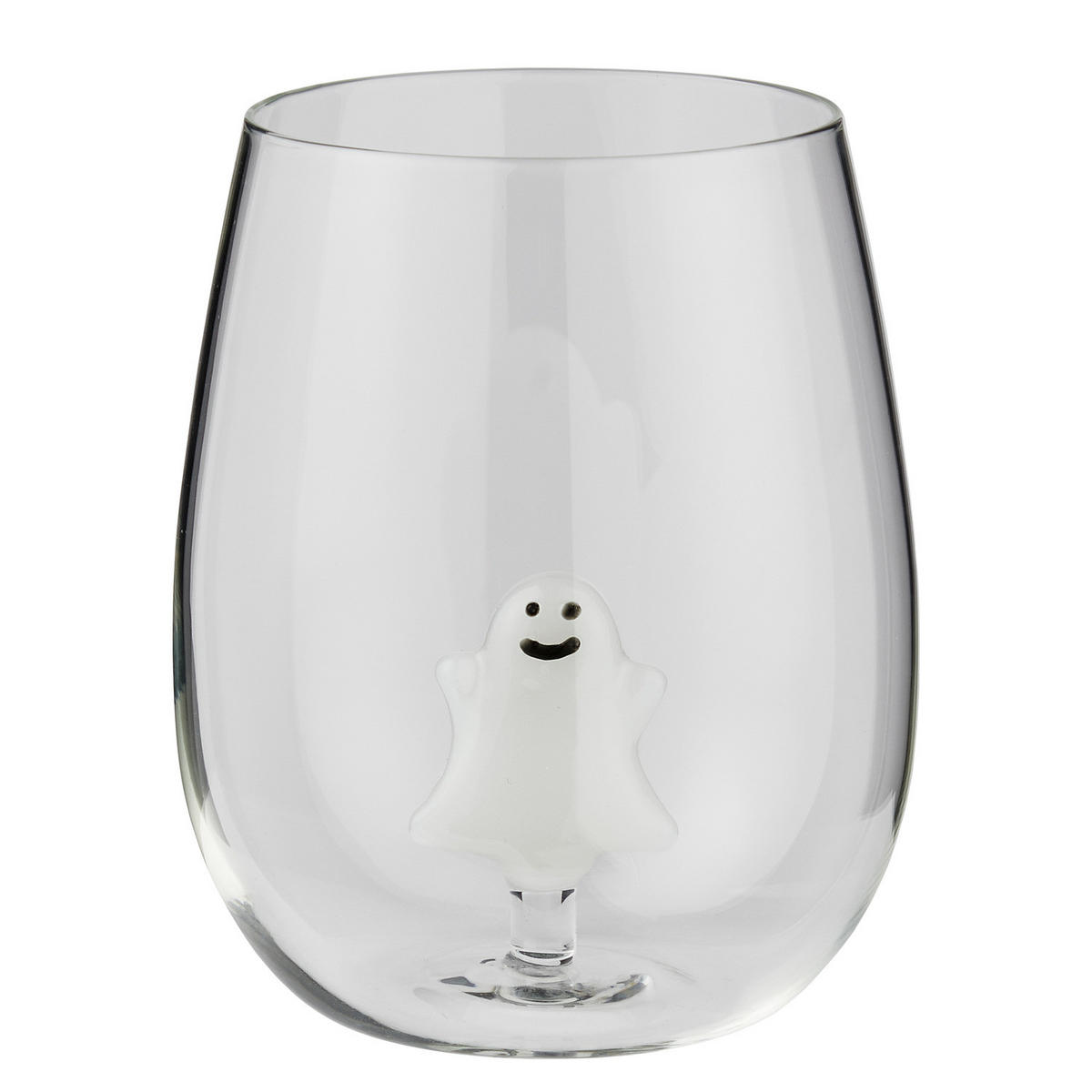 TRINKGLAS Merry & Joy Gespenst 450ml - Transparent, Glas (0.45L) - Butlers