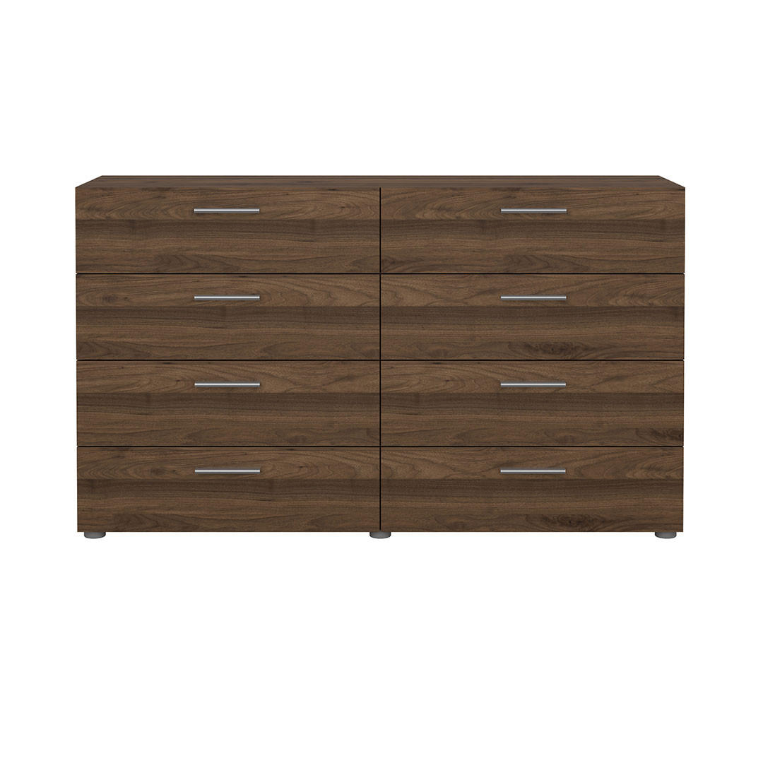 KOMMODE, Pepe, Nussbaum, Holzwerkstoff, 140 x 40 x 82 cm - Nussbaumfarben, Holzwerkstoff (140/82/40cm) - ebuy24