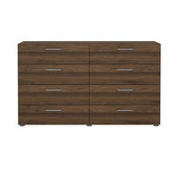 KOMMODE, Pepe, Nussbaum, Holzwerkstoff, 140 x 40 x 82 cm - Nussbaumfarben, Holzwerkstoff (140/82/40cm) - ebuy24