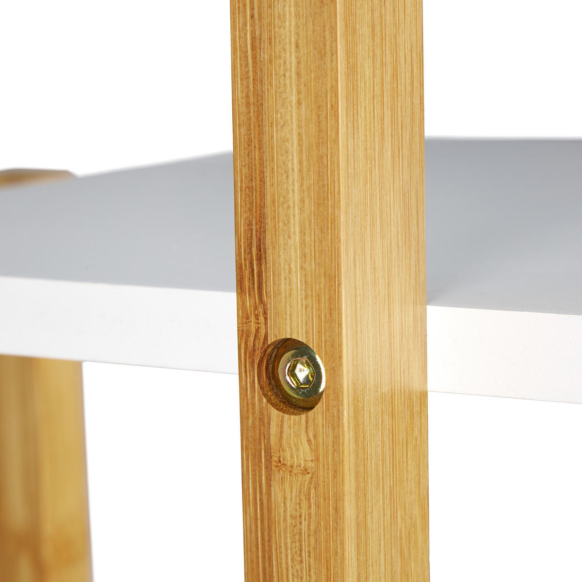 KLEIDERSTÄNDER - Hellbraun, Holz/Holzwerkstoff (120/155/40cm) - Relaxdays