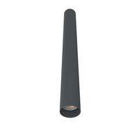 DECKENLEUCHTE Rond - Anthrazit, Metall (6/6/60cm) - Lumicom