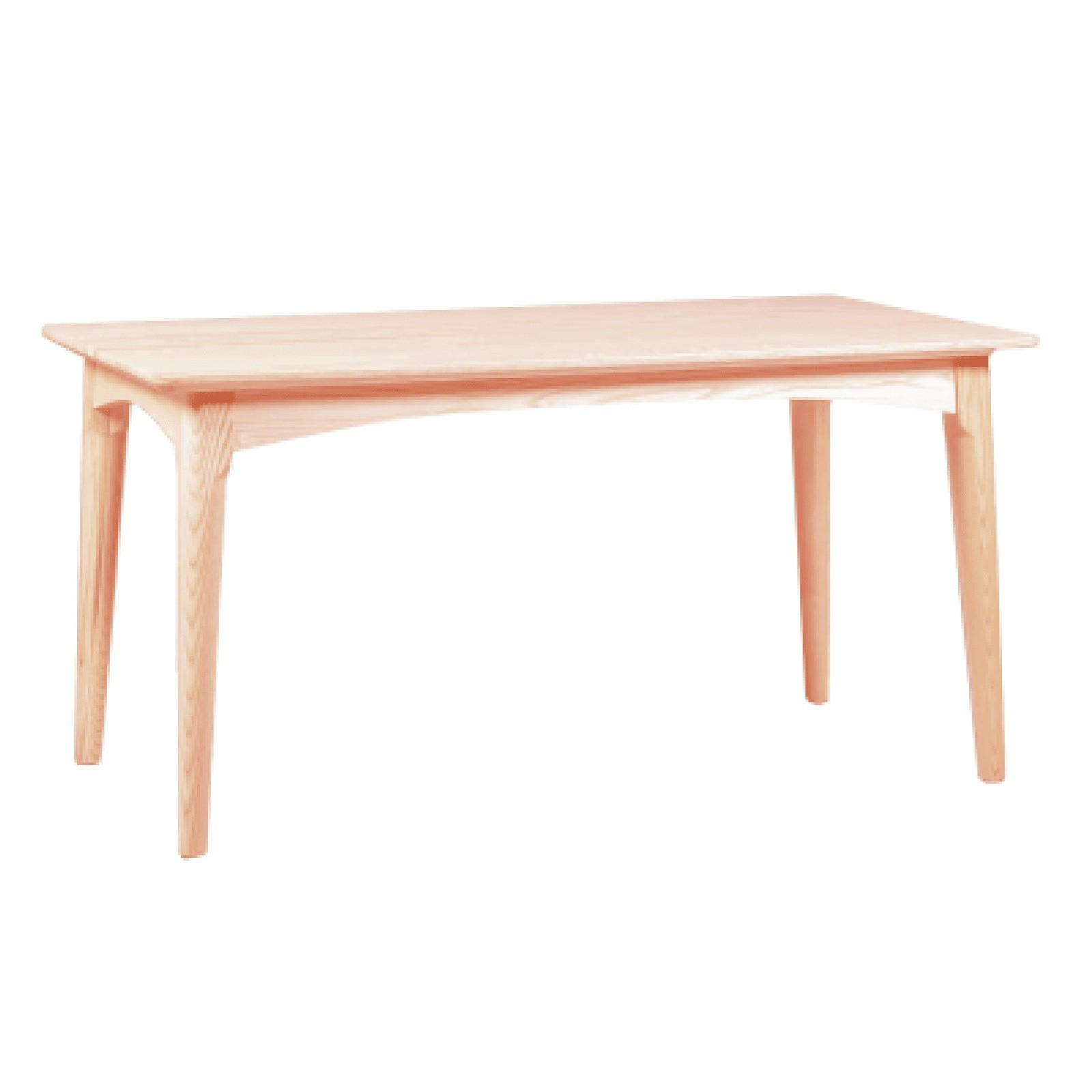 ESSTISCH Rechteckig Eschefarben 80/150/75 cm - Eschefarben, Holz (80/150/75cm) - Nest Dream