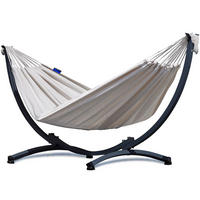 HÄNGEMATTE mit Gestell, Metall, Beige, einfache Montage - Ecru, Metall (98/110/250cm) - Potenza