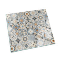 GLASPLATTE für Kamin 50 × 50 cm Grau - Grau, Glas (50/50/0.4cm) - ArtPrintCave