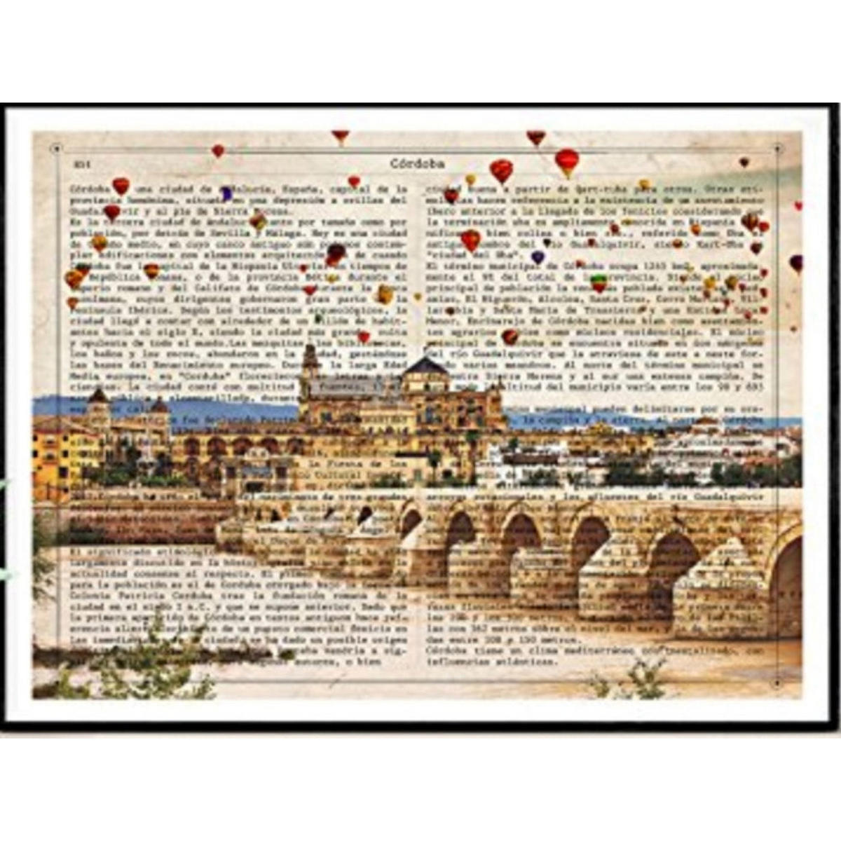 POSTER Vintage Von Cordoba. A4 Rahmenlos - Klar, Papier (29.7/5/21cm) - Nacnic