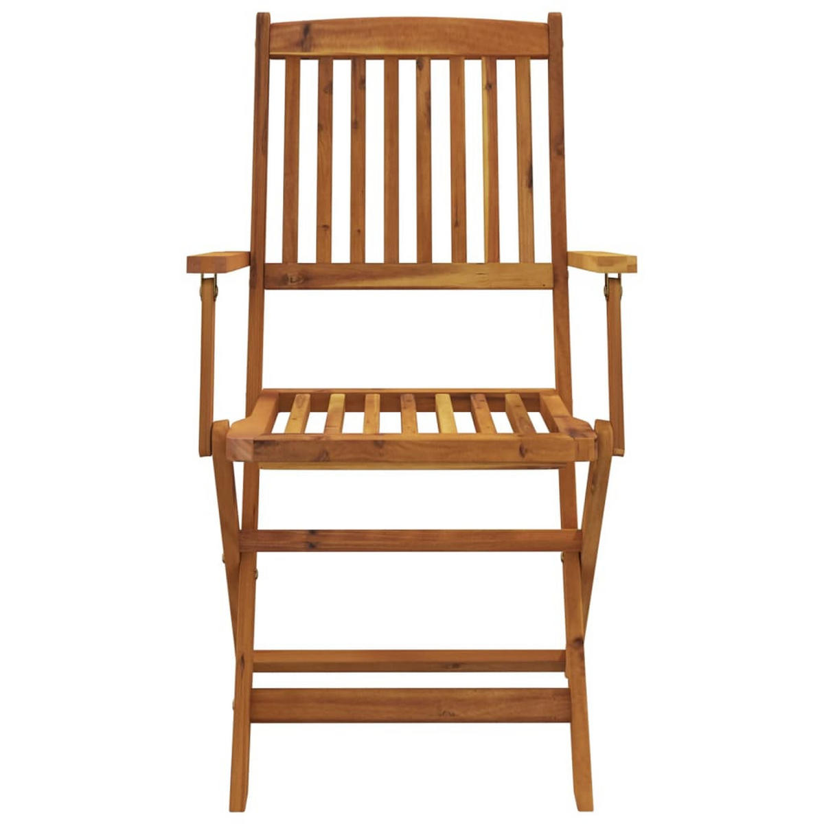 GARTEN-ESSGRUPPE 7-teilig Klappbar Massivholz Akazie - Braun, Holz - vidaXL