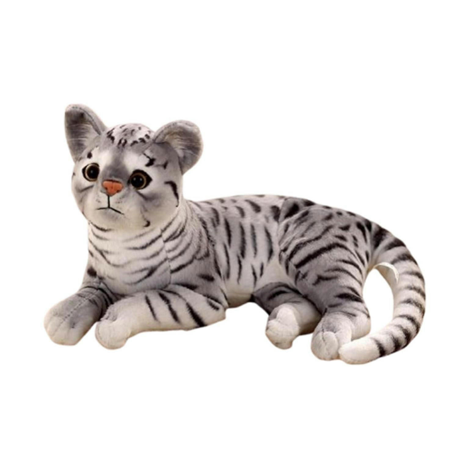 KUSCHELTIER Katze Lebensecht 36 cm Schwarze Streifen - Multicolor, Textil (10/36cm)