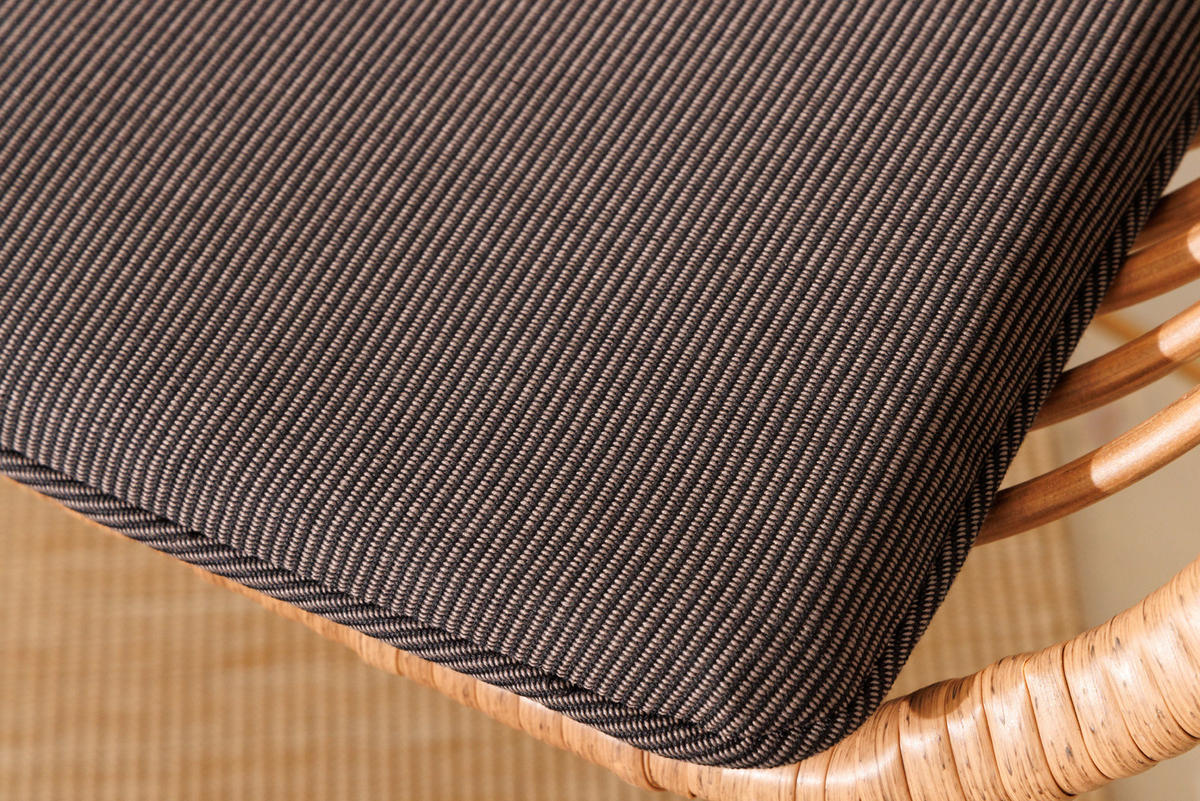BALKONSET PARIS Polyrattan Braun Schwarz 80 cm - Schwarz/Braun, Kunststoff - riess-ambiente