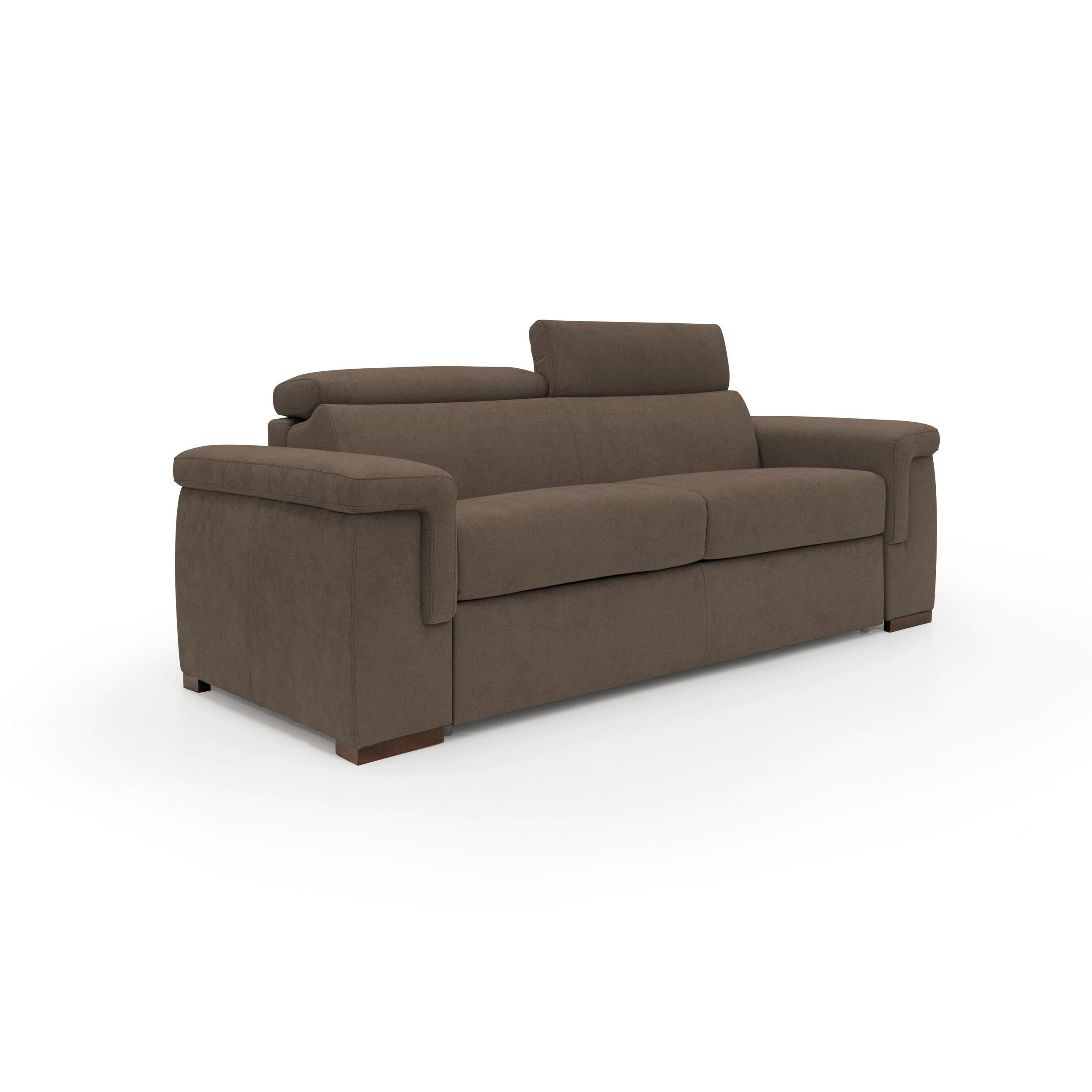 SCHLAFSOFA Giunone - Braun, Textil (200/100/95cm) - Divani.store