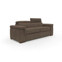 SCHLAFSOFA Giunone - Braun, Textil (200/100/95cm) - Divani.store