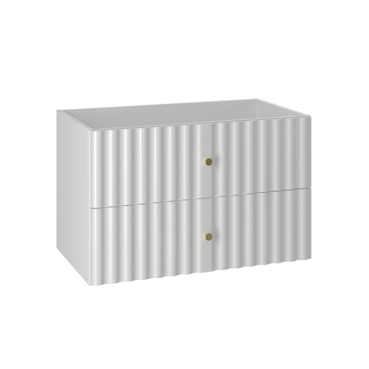 WASCHTISCHUNTERSCHRANK 80cm Izae Weiß - Weiß, Holzwerkstoff (80/50/45.8cm) - Petits-meubles