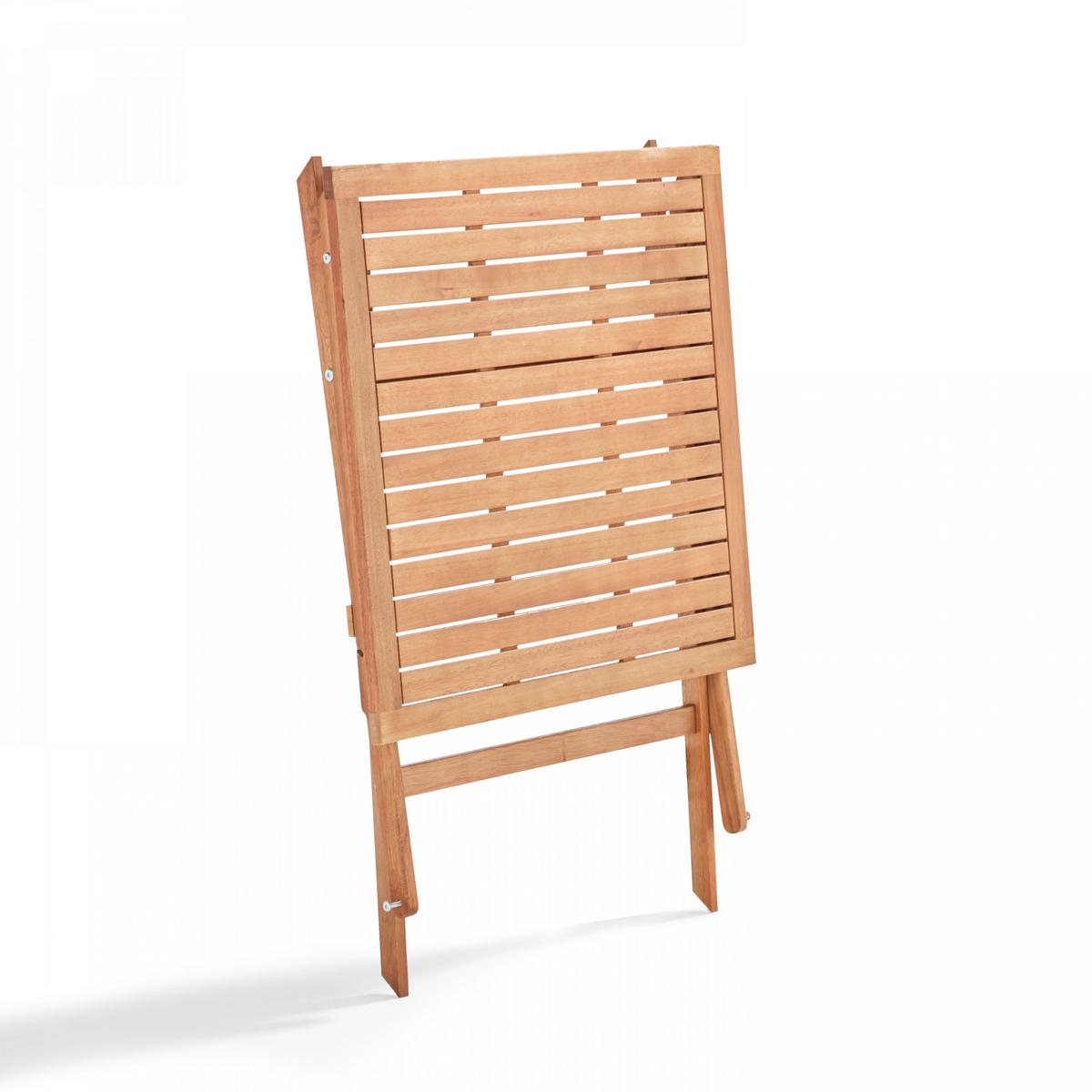 GARTENSET, klappbar, Weiß - Weiß, Holz - Oviala